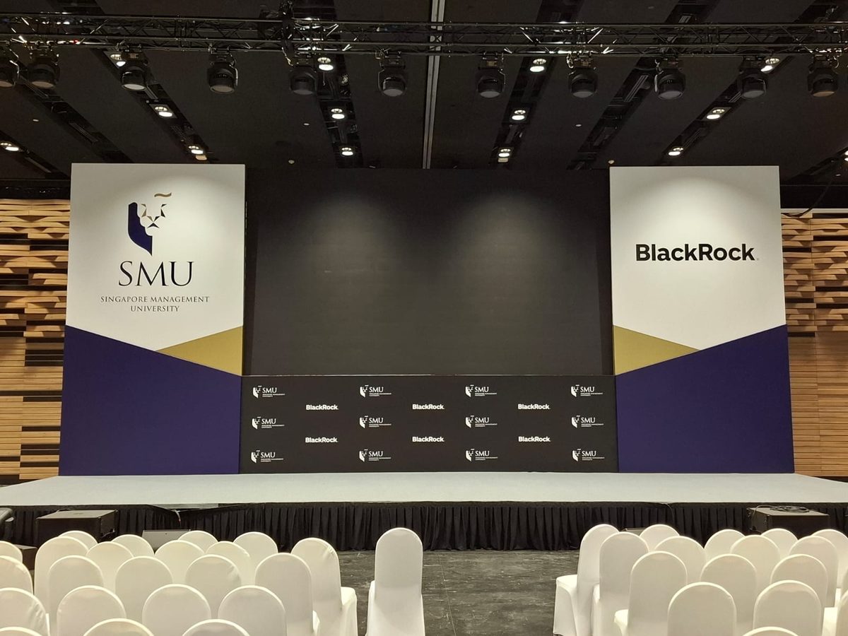 Blackrock booth at SMU